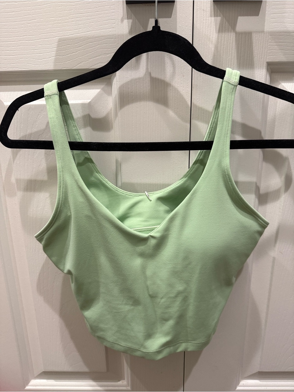 lululemon athletica Mint Green Cropped Tank